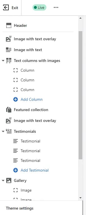 So sieht der neue Themes-Editor aus